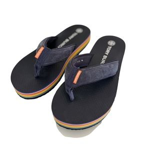 Tory Burch 70's Platform Flip Flop Sandal Perfect Navy, Size 7